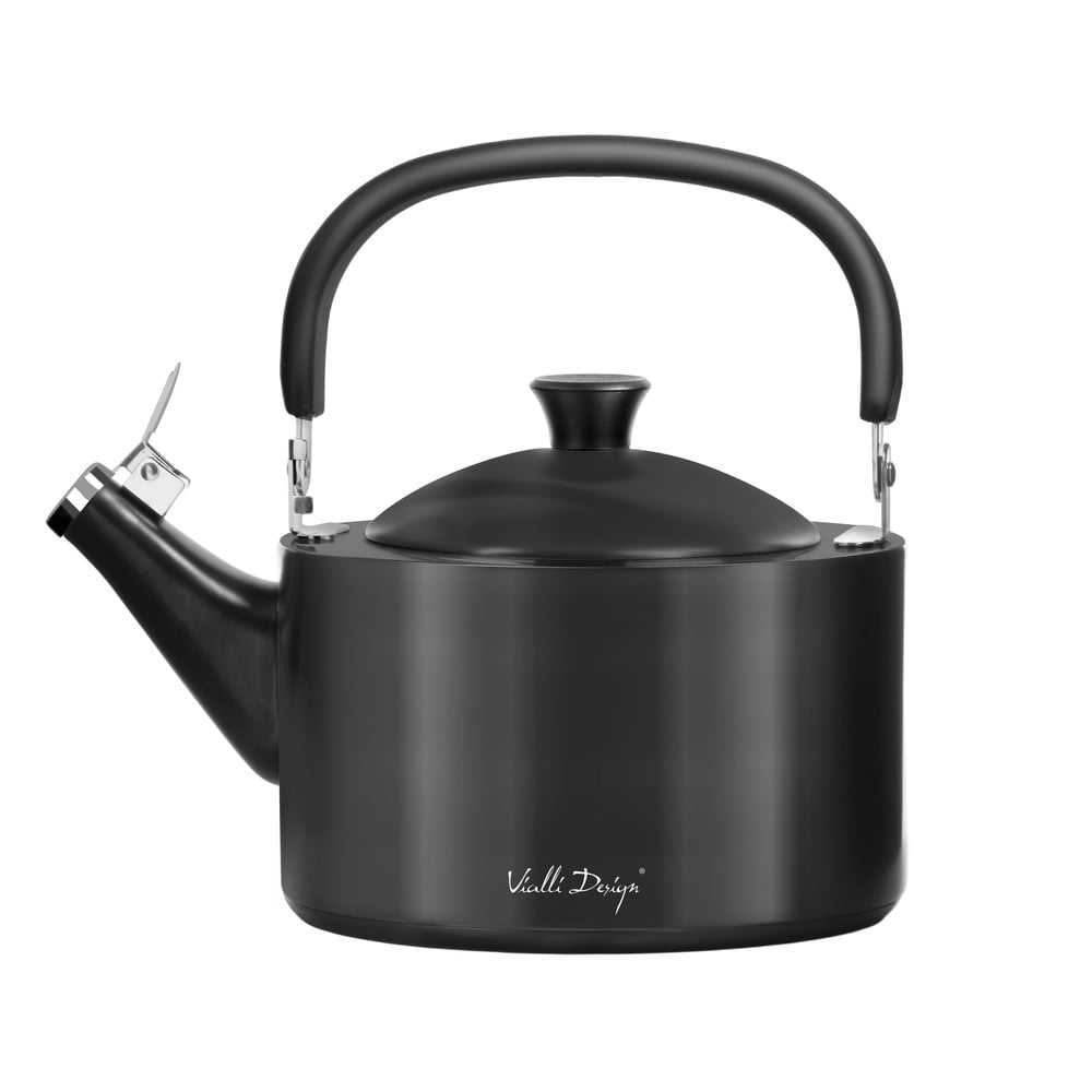 Bollitore nero con stantuffo , 1,5 l Diamante - Vialli Design | Bollitori elettrici