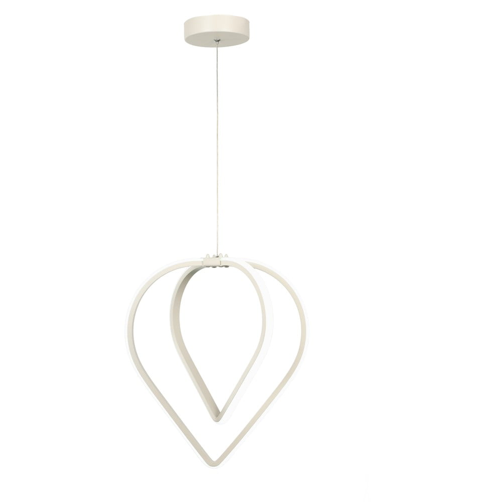 Lampadario LED bianco in metallo ø 33 cm Pars – Squid Lighting | Lampadari