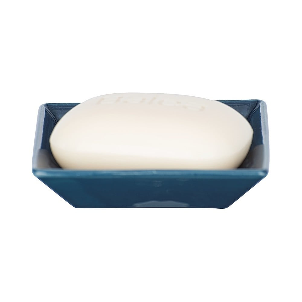 Tappeto per sapone in ceramica blu scuro Cordoba - Wenko | Portasapone