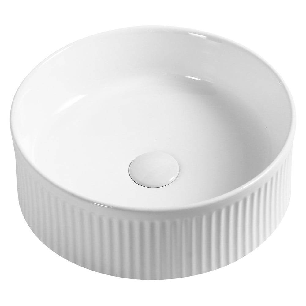 Lavabo rotondo bianco in ceramica ø 37 cm Picobello – Sapho | Lavabi