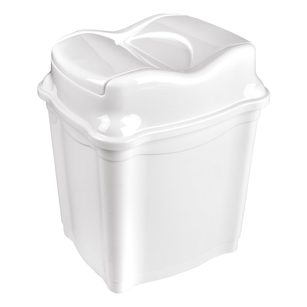 Bidone in plastica bianca 9 L Whirpool - Orion | Cestini per la spazzatura