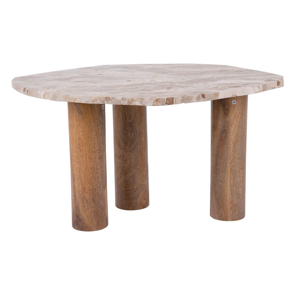 Tavolino con piano in marmo 50x75 cm Organic - Leitmotiv | Tavolini