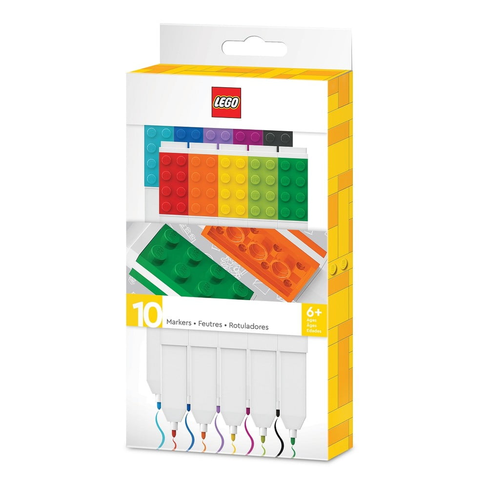 Set di pennarelli 10 pz - LEGO® | Pennarelli ed evidenziatori