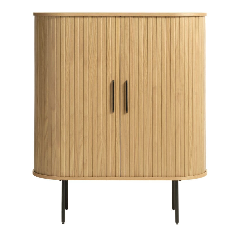 Credenza color naturale effetto rovere 100x118 cm Nola - Unique Furniture | Credenze