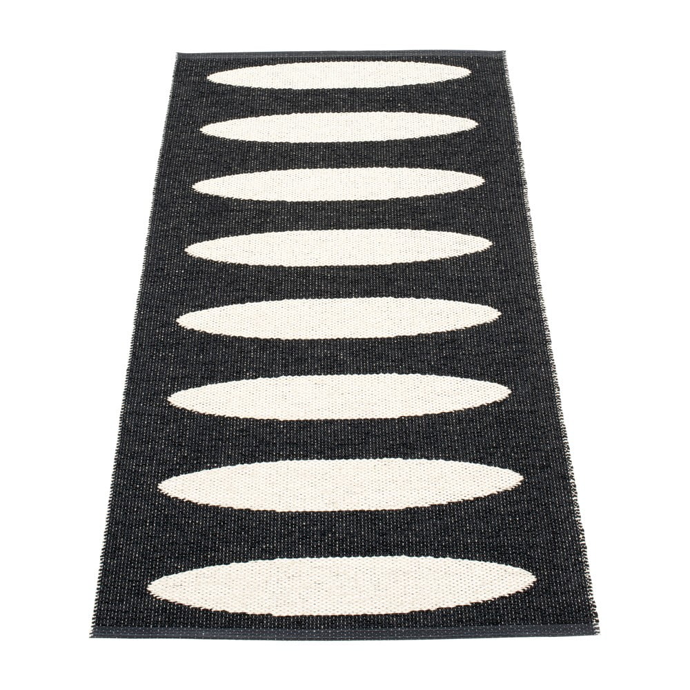 Passatoia da interno/esterno nera 70x150 cm Ella Black – Pappelina | Tappeti per esterni