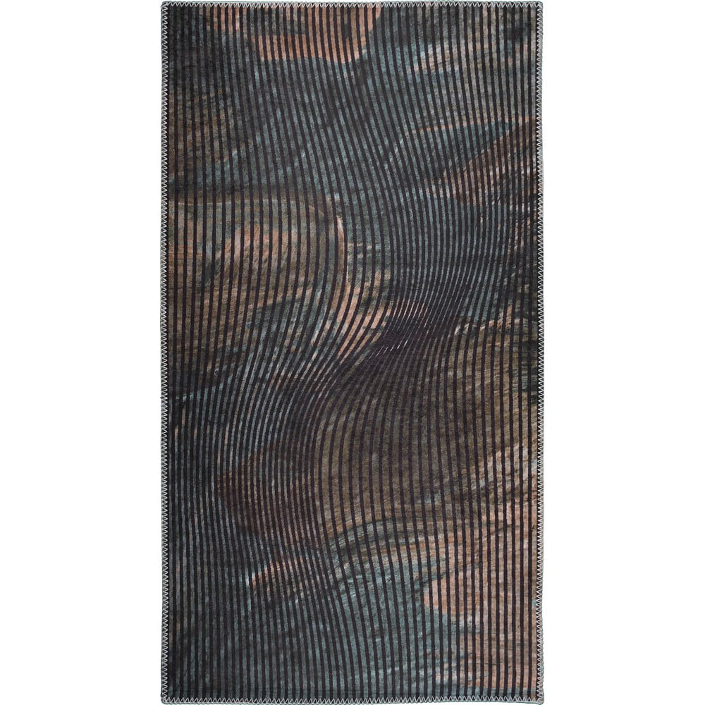 Tappeto lavabile verde scuro 50x80 cm - Vitaus | Tappeti