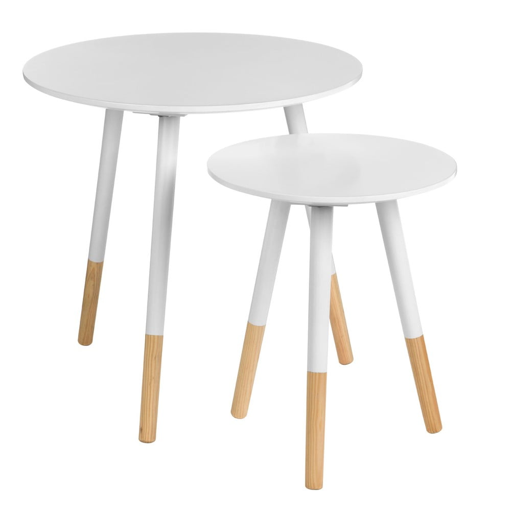 Tavoli rotondi da appoggio in set di 2 Viborg - Premier Housewares | Tavolini
