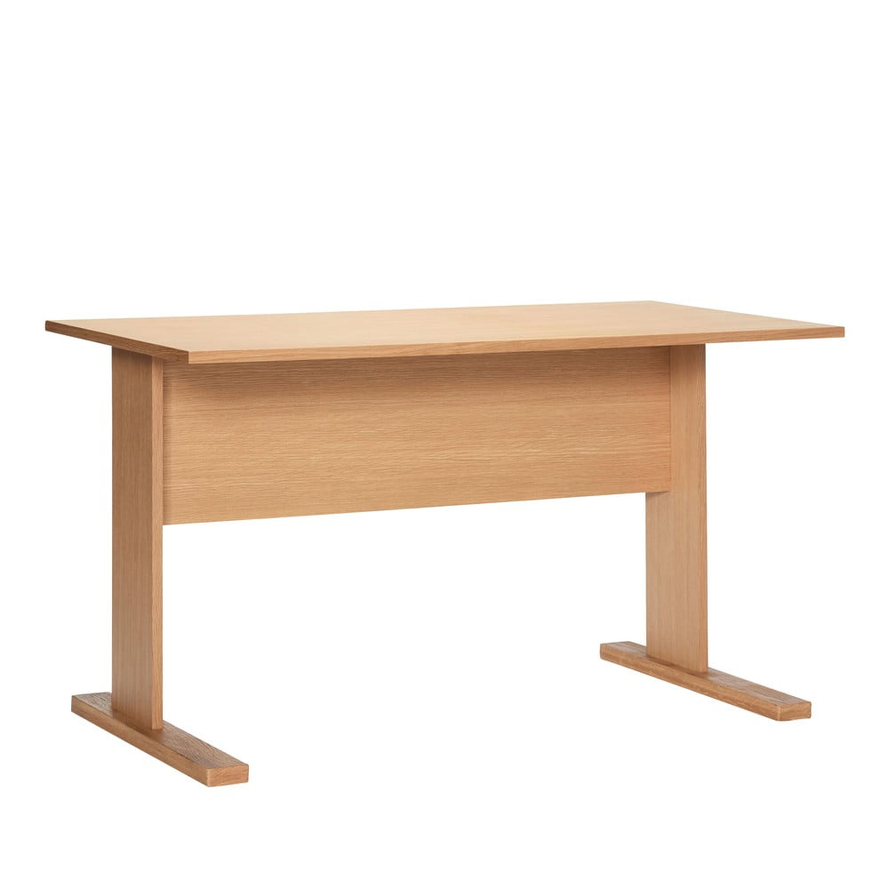 Tavolo da lavoro con piano in rovere 70x140 cm Forma - Hübsch | Scrivanie e postazioni da lavoro