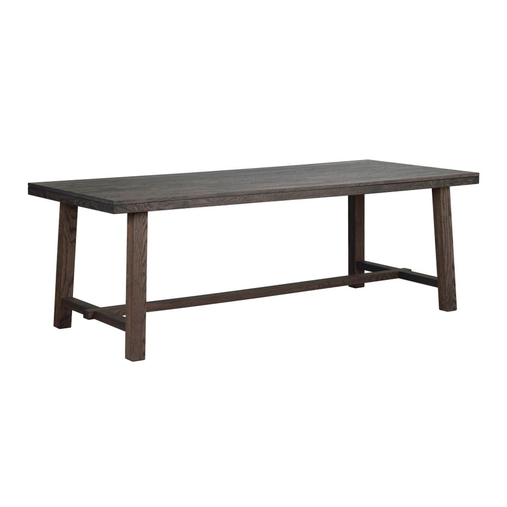 Tavolo da pranzo in rovere marrone scuro 220 x 95 cm Brooklyn - Rowico | Tavoli da pranzo