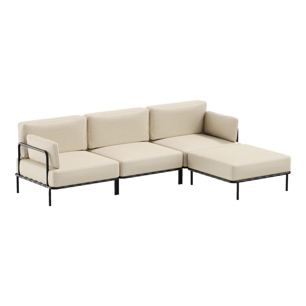 Divano modulare da giardino beige 234 cm Salve - Sit Sit | Set completi di divani componibili da giardino