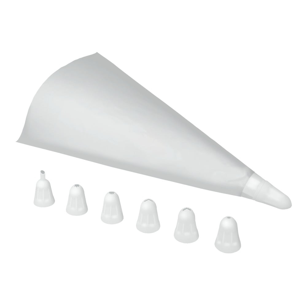 Set di 3 sacchetti per decorazioni con 7 accessori Cake Decor - Metaltex | Accessori per decorazioni