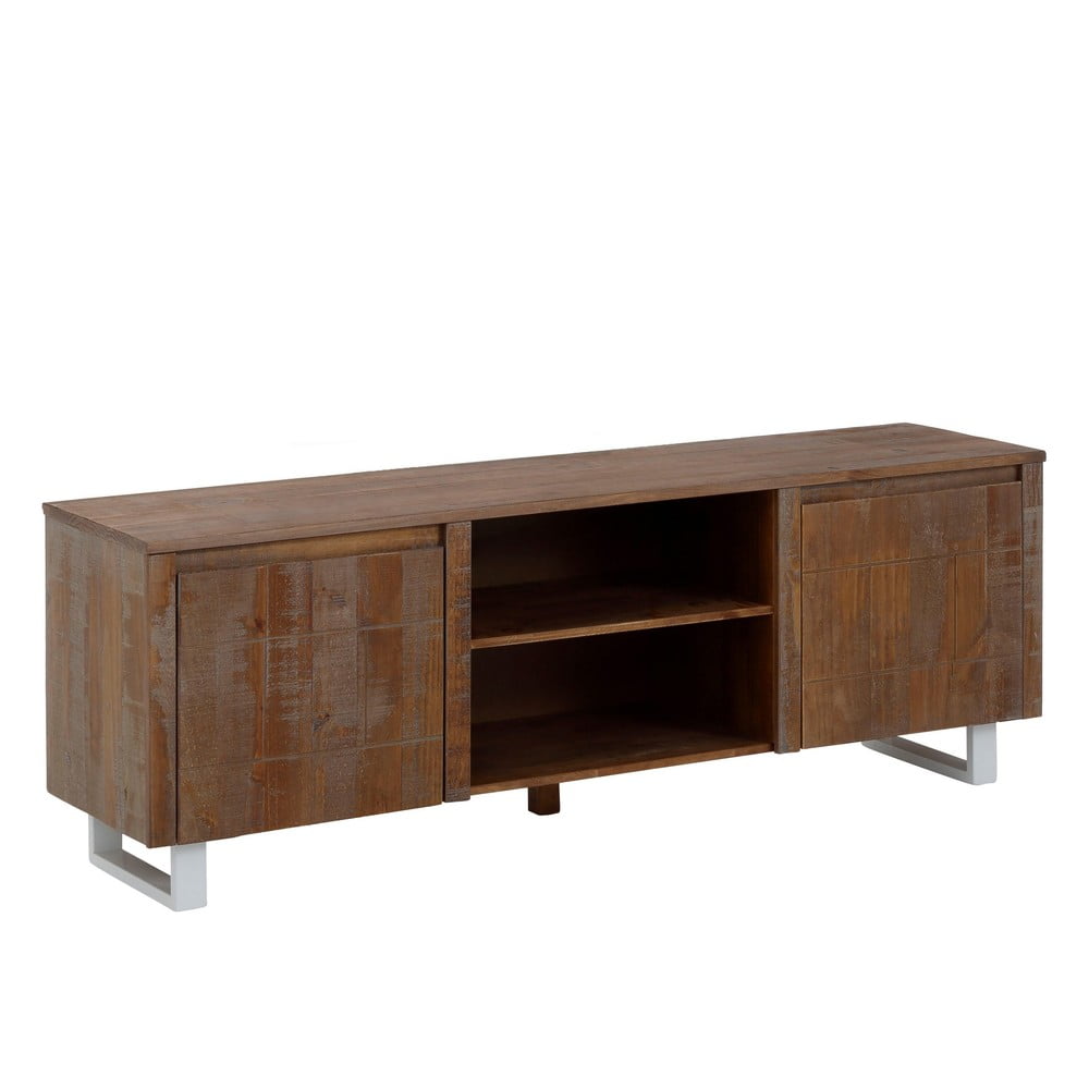 Tavolo TV in legno di pino di colore naturale 160x55 cm Lagos - Støraa | Mobili TV