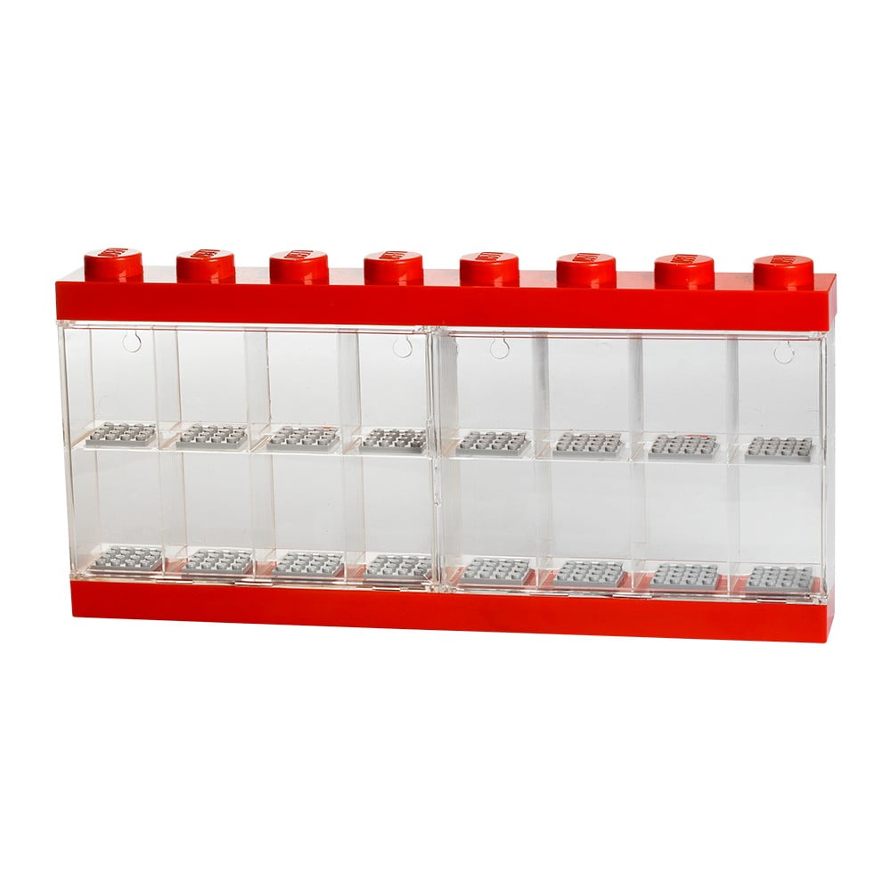 Scatola rossa da collezione per 16 minifigure - LEGO® | Organizer per giocattoli