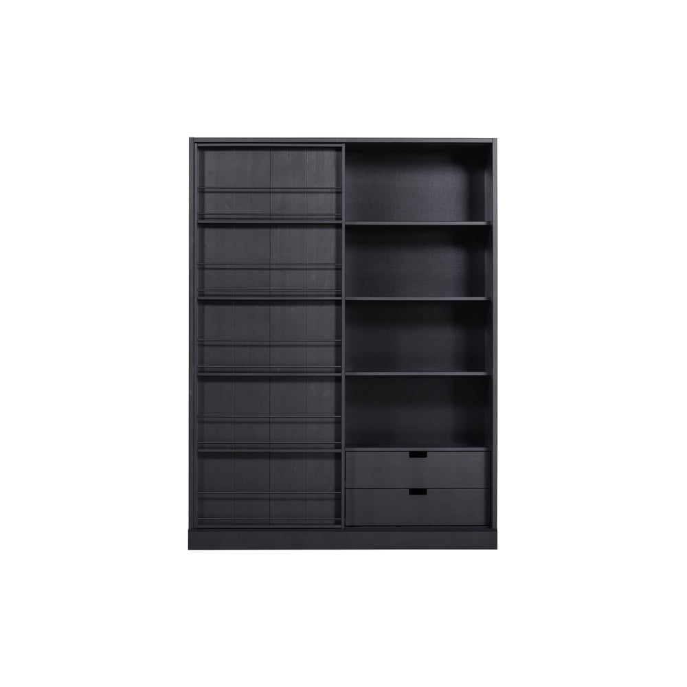 Libreria in legno di pino nero 150x200 cm Swing - WOOOD | Librerie