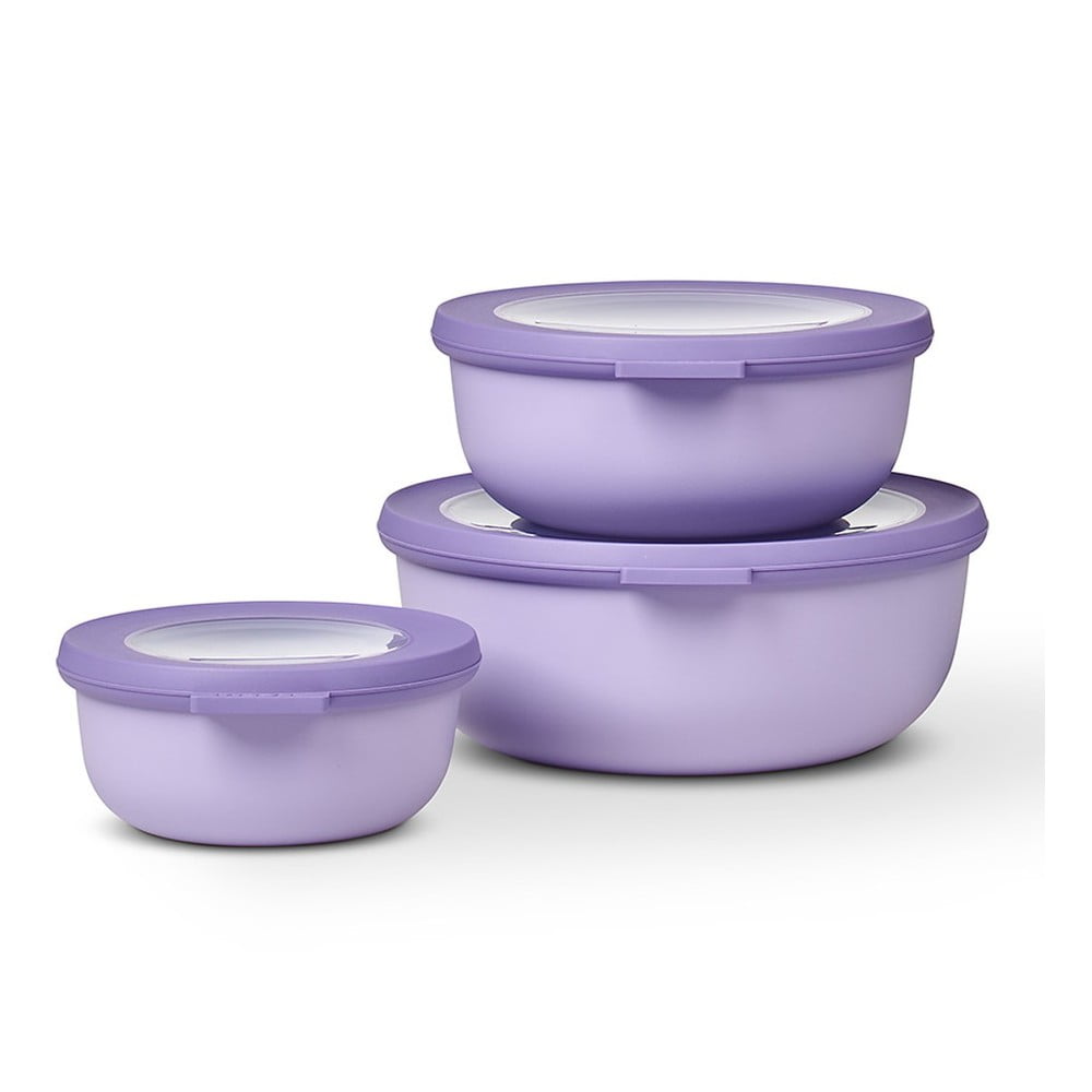 Scatole per alimenti in set da 3 Vivid lilac - Mepal | Scatole per alimenti