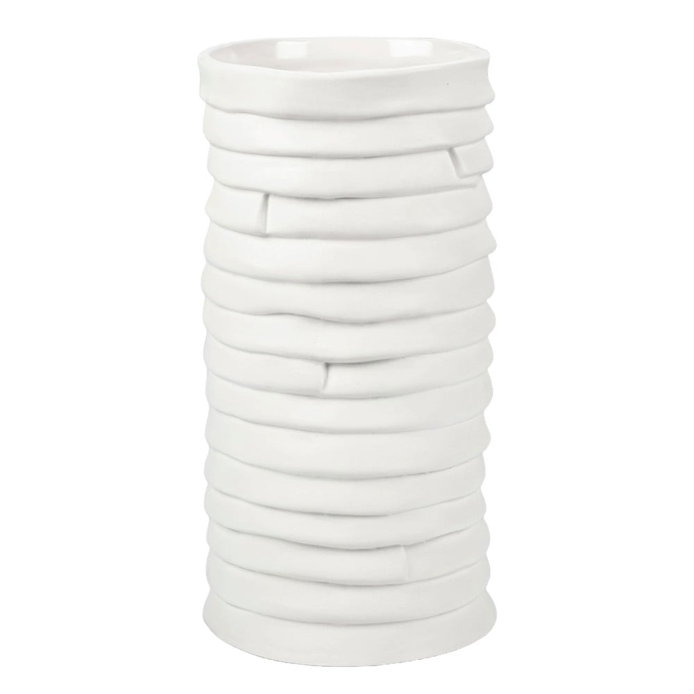 Vaso in porcellana bianca fatto a mano Ribbon - Mette Ditmer Denmark | Vasi