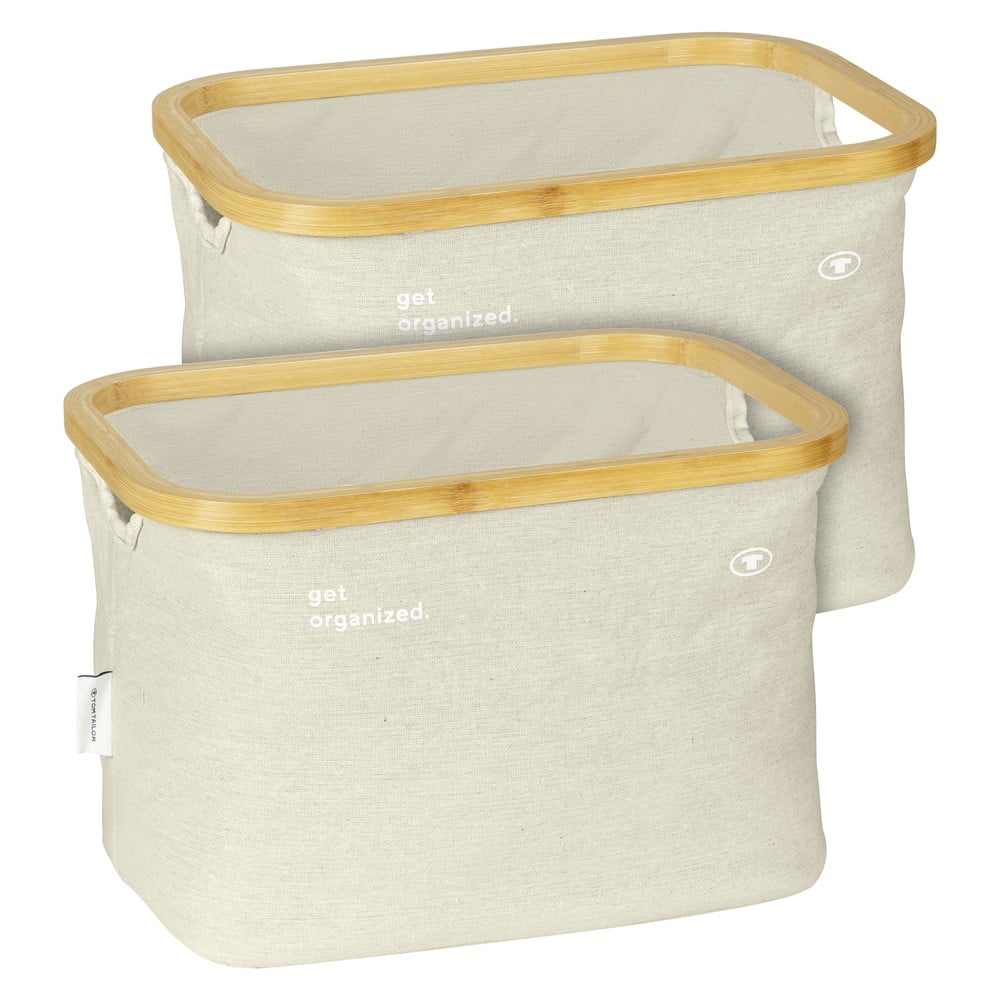 Set di cesti in tessuto 2 pz 38x26x26 cm Tom Tailor – Wenko | Ceste