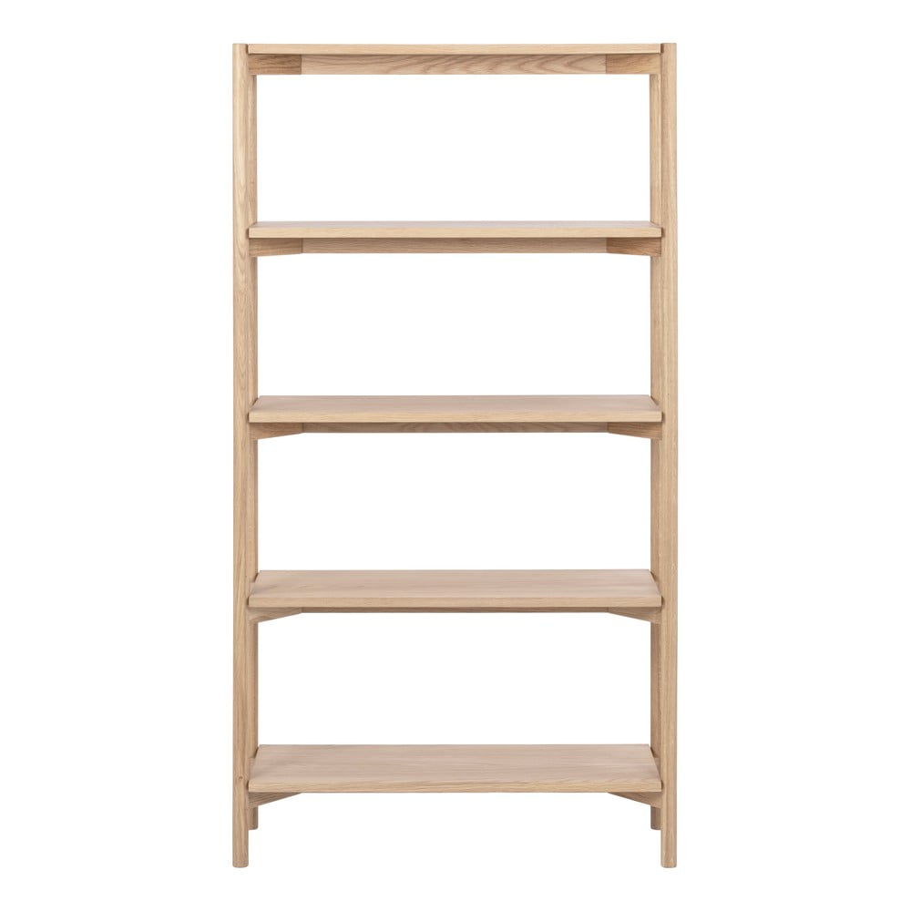 Libreria in colore naturale con effetto rovere 86x160x30 cm Braidwood - Actona | Librerie
