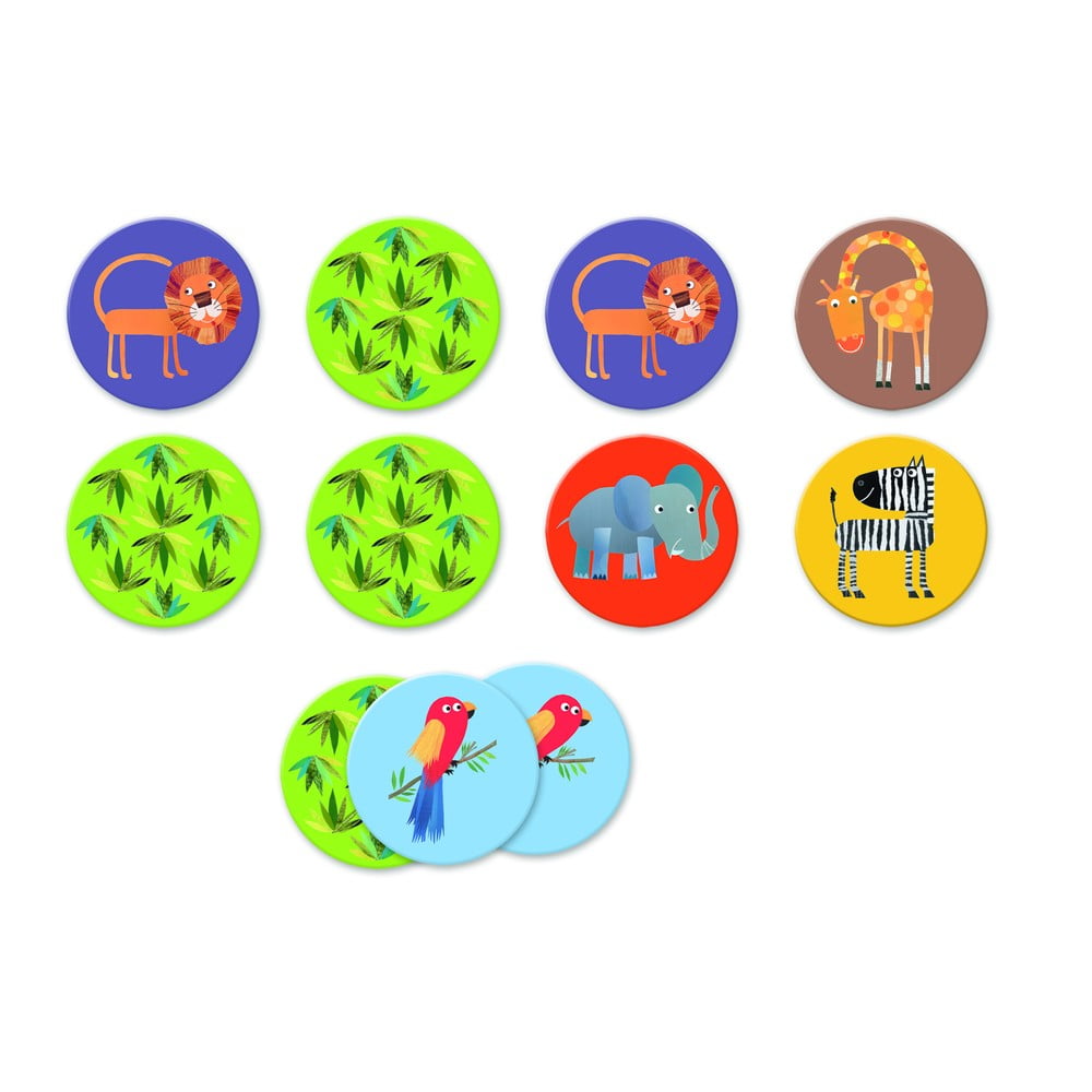 Gioco di memoria per bambini Memo Jungle - Djeco | Giochi da tavolo
