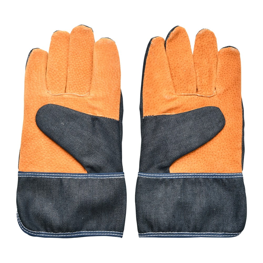 Guanti da giardinaggio blu-arancio Denim - Esschert Design | Guanti e grembiuli da giardino