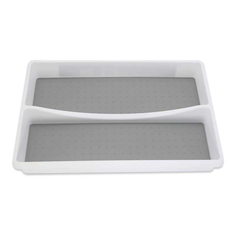 Credenza in plastica grigia per cassetto 32,5 x 23,5 cm - Addis | Organizer per cassetti