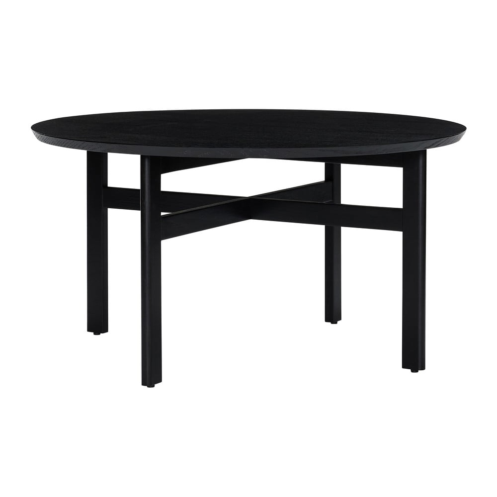 Tavolino da caffè rotondo nero ø 80 cm Fjord - Hübsch | Tavolini da salotto