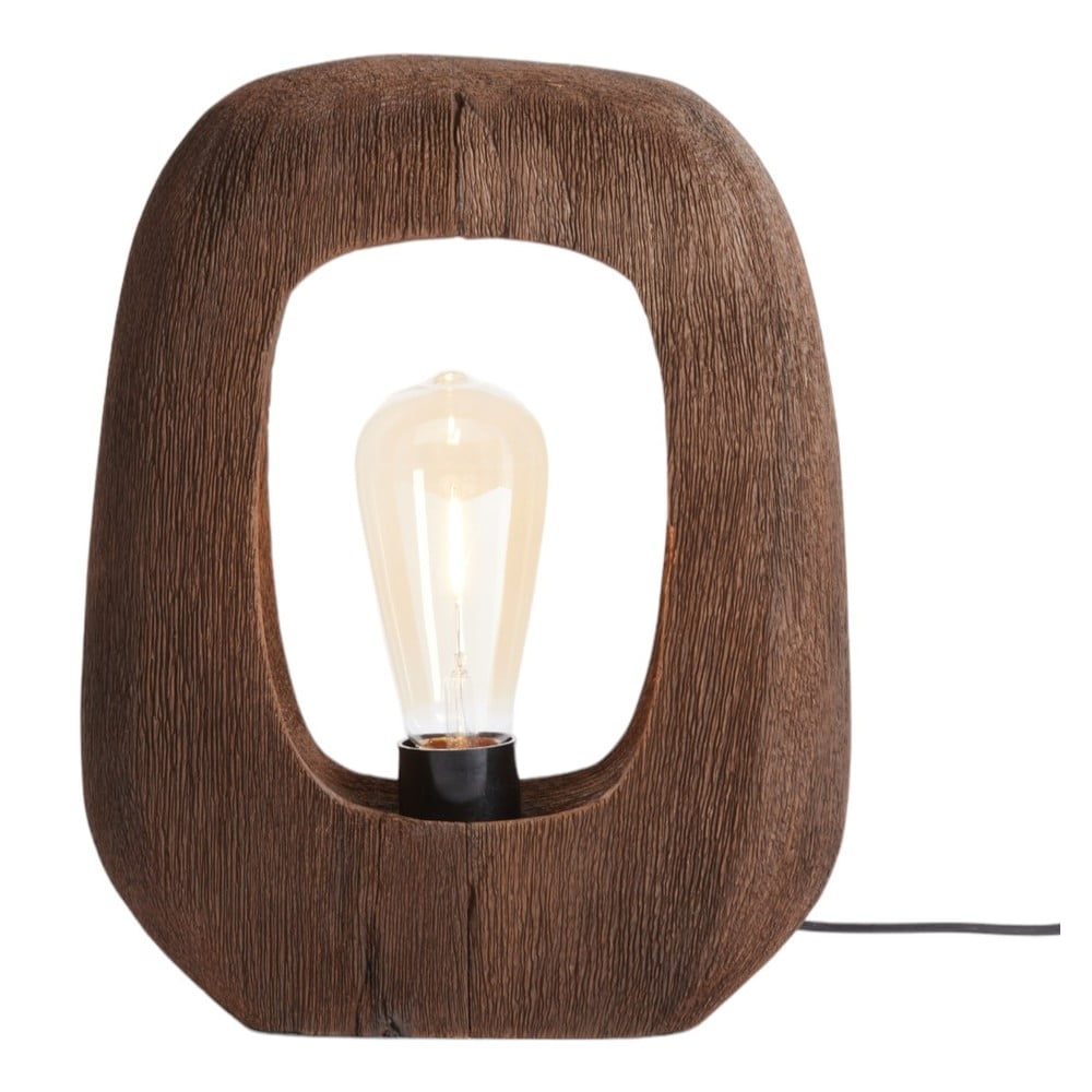 Lampada da tavolo marrone (altezza 30 cm) Kelafo - Light & Living | Abat-jour e lampade da tavolo