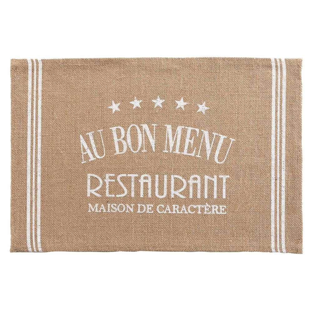 Tovaglietta in iuta 30x45 cm Diner - douceur d'intérieur | Tovagliette