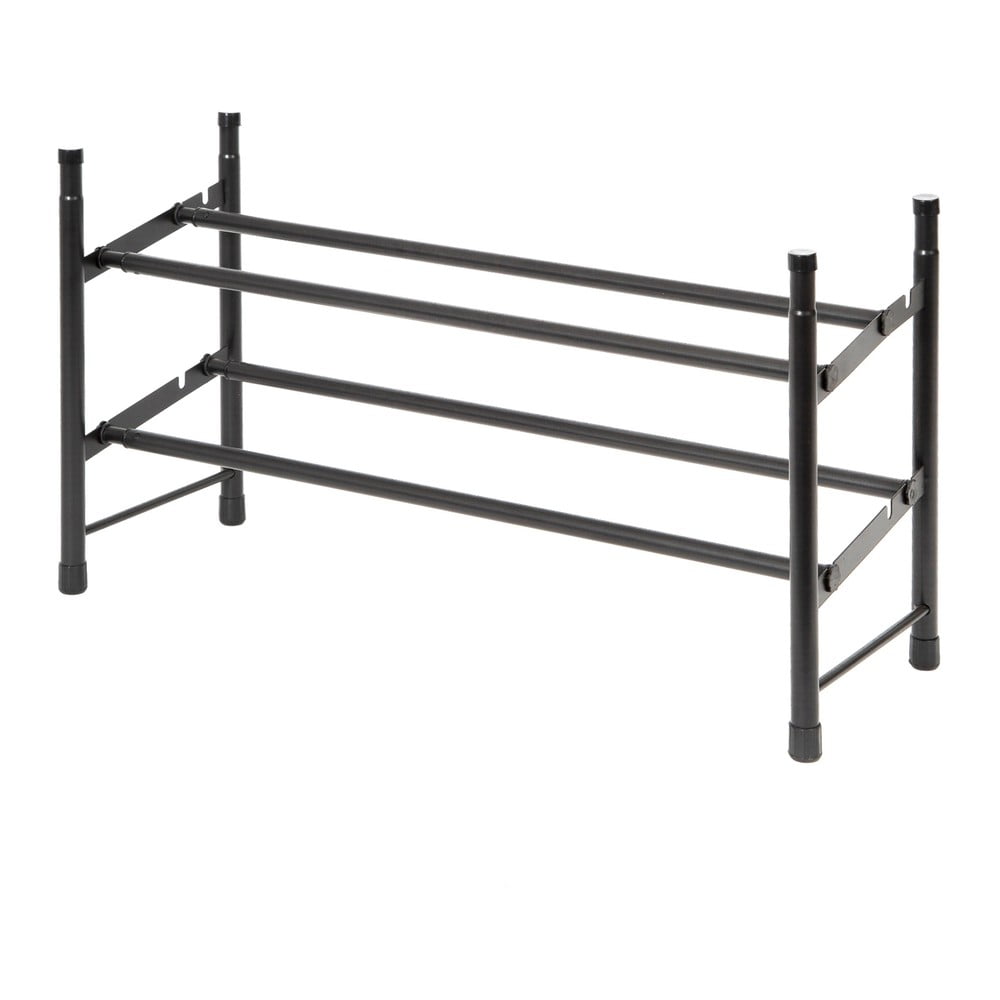 Scarpiera telescopica in metallo nero - Compactor | Organizer per scarpe