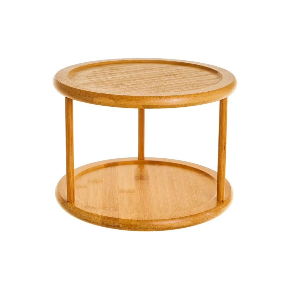 Portaspezie girevole in bambù ø 25 cm - Casa Selección | Organizer per spezie
