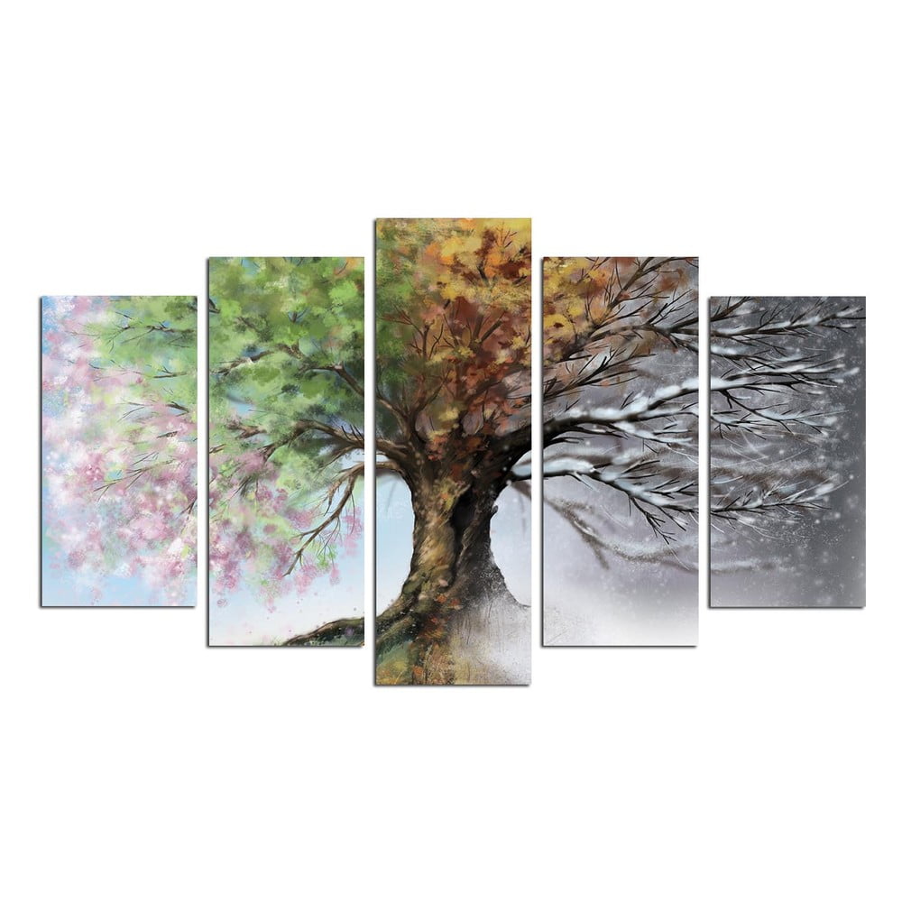 Dipinti in set di 5 pezzi 20x50 cm - Wallity | Quadri