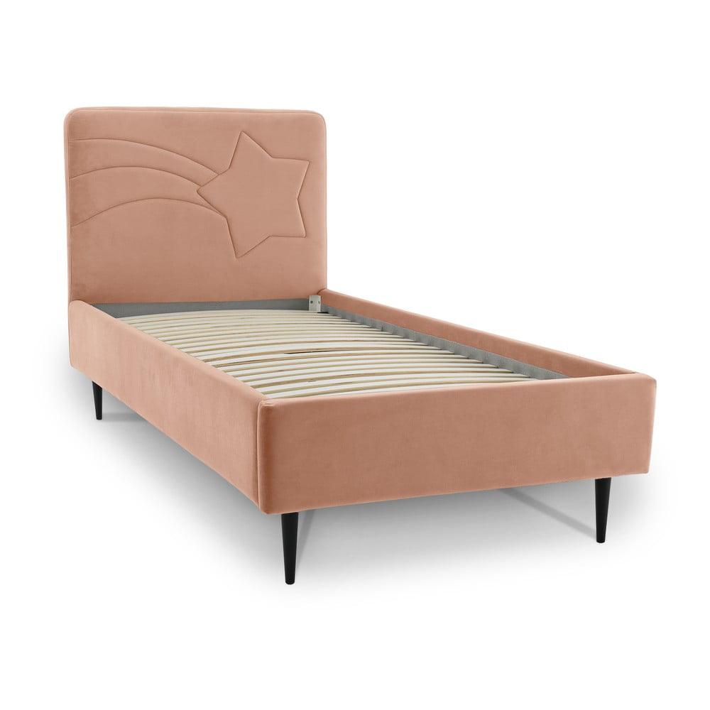 Letto per bambini rosa con contenitore 90x200 cm Star - Scandic | Letti per bambini