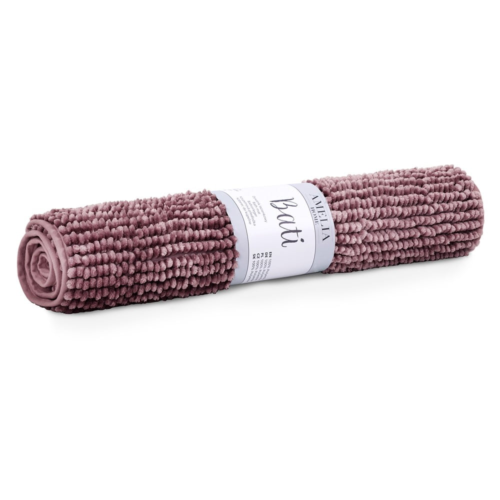 Tappeto da bagno viola , 50 x 70 cm Bati - AmeliaHome | Tappeti per il bagno