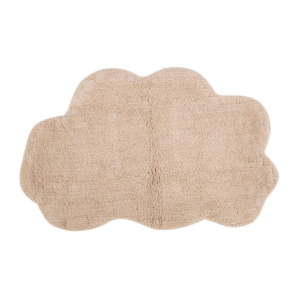 Tappeto da bagno in cotone beige Cloud - Foutastic | Tappeti per il bagno