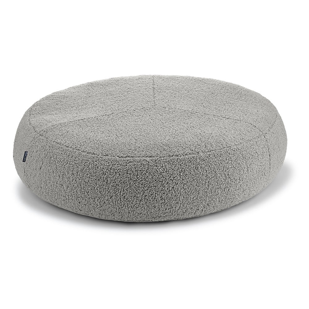 Cuccia grigia in materiale bouclé ø 90 cm Senso Pouffe Pebble M/L - MiaCara | Cucce per animali