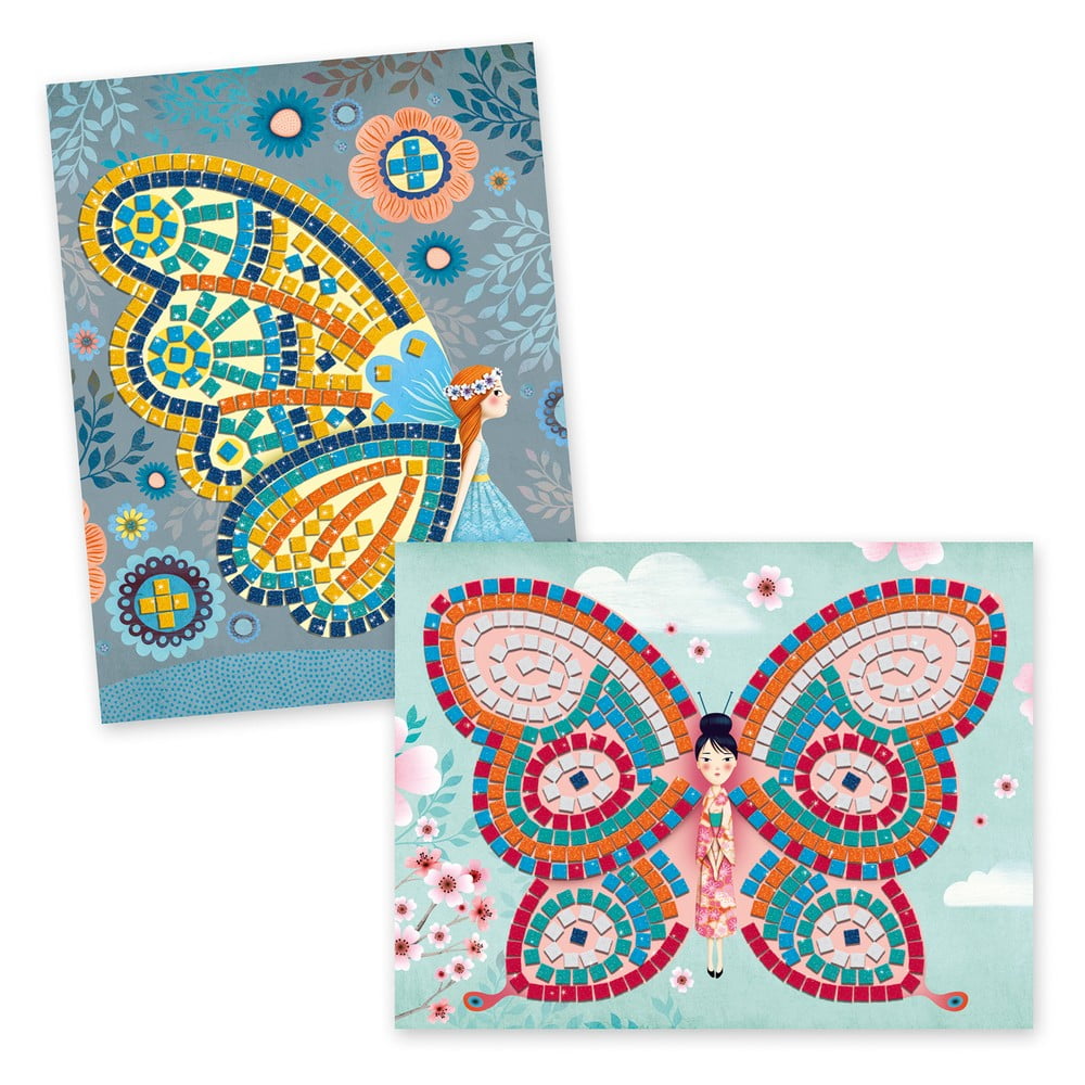 Set creativo Glittery Butterflies - Djeco | Giocattoli creativi