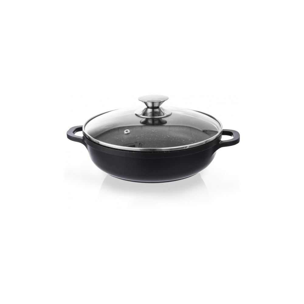 Casseruola antiaderente Pfluon Granit con coperchio in vetro , ⌀ 24 cm Grande - Orion | Pentole