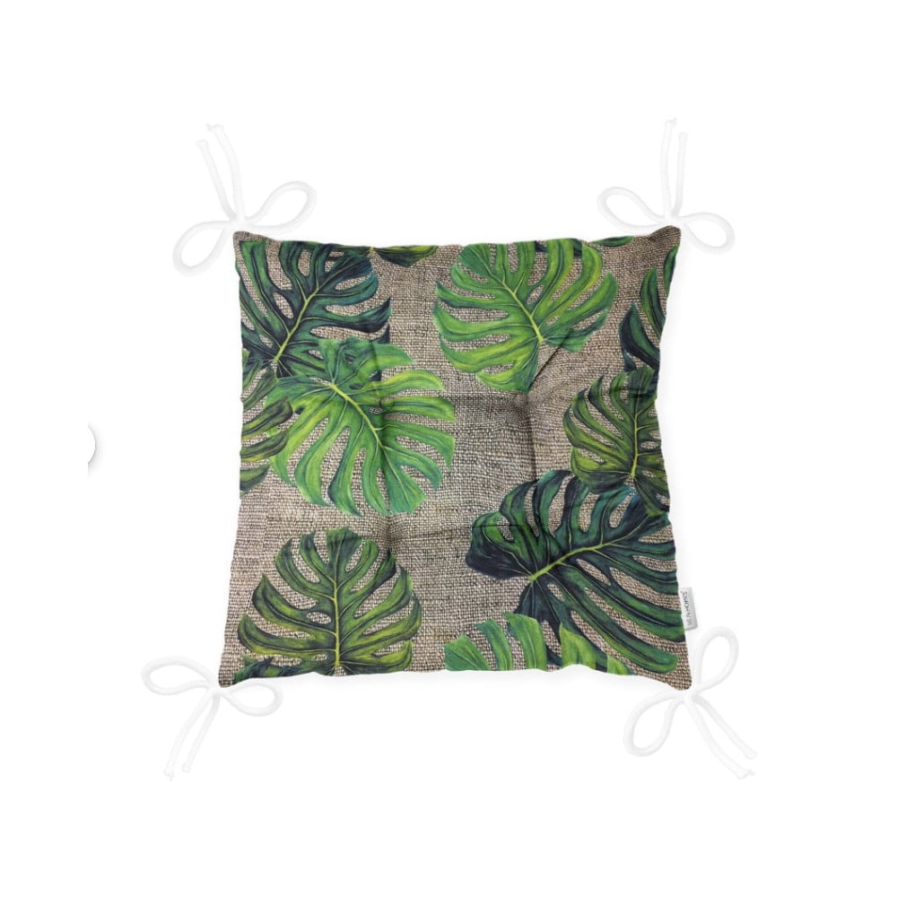 Cuscino per sedia in foglie di banano verde, 40 x 40 cm - Minimalist Cushion Covers | Cuscini per sedie
