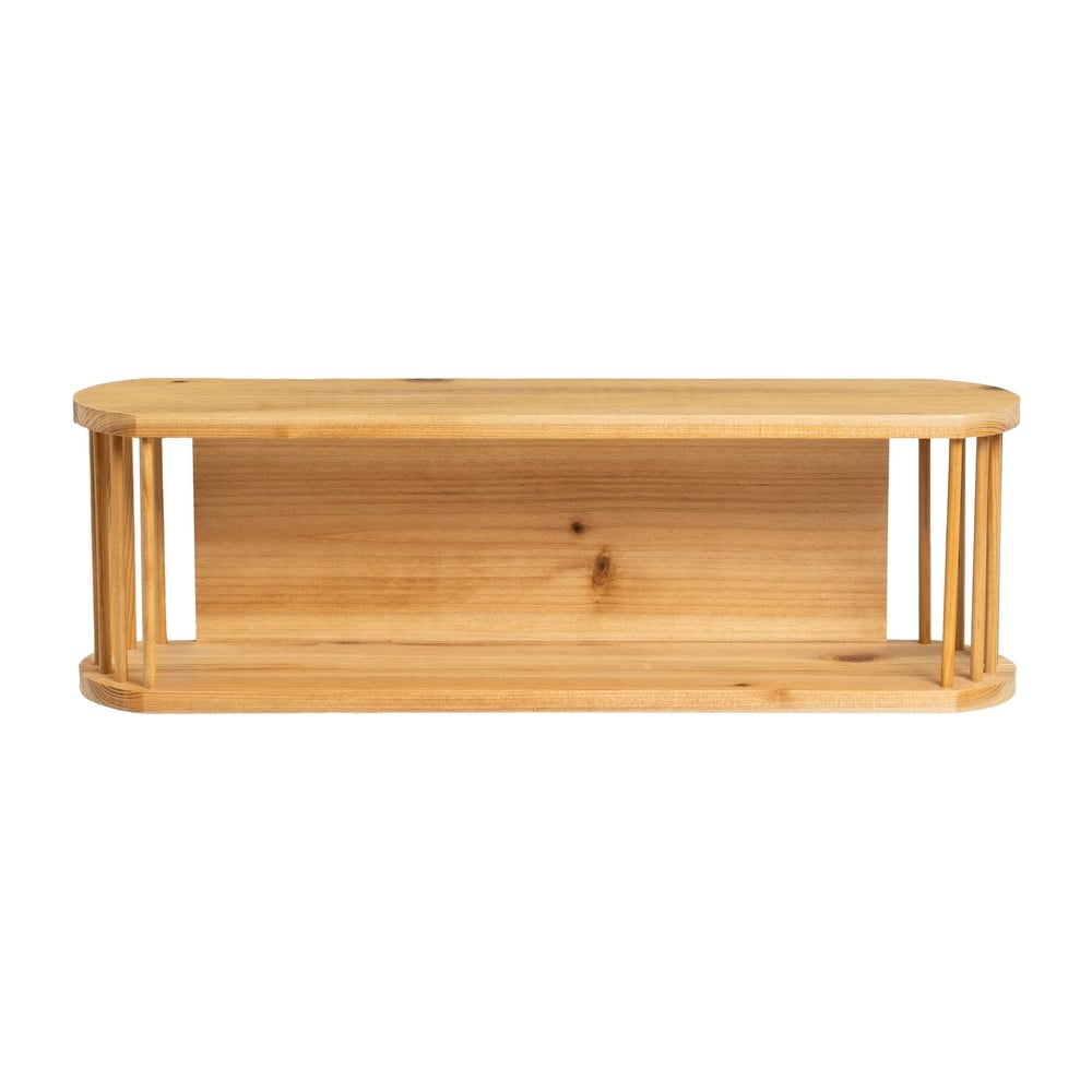 Mensola per quadri in legno di pioppo in colore naturale 60 cm Aspen - Casa Selección | Mensole