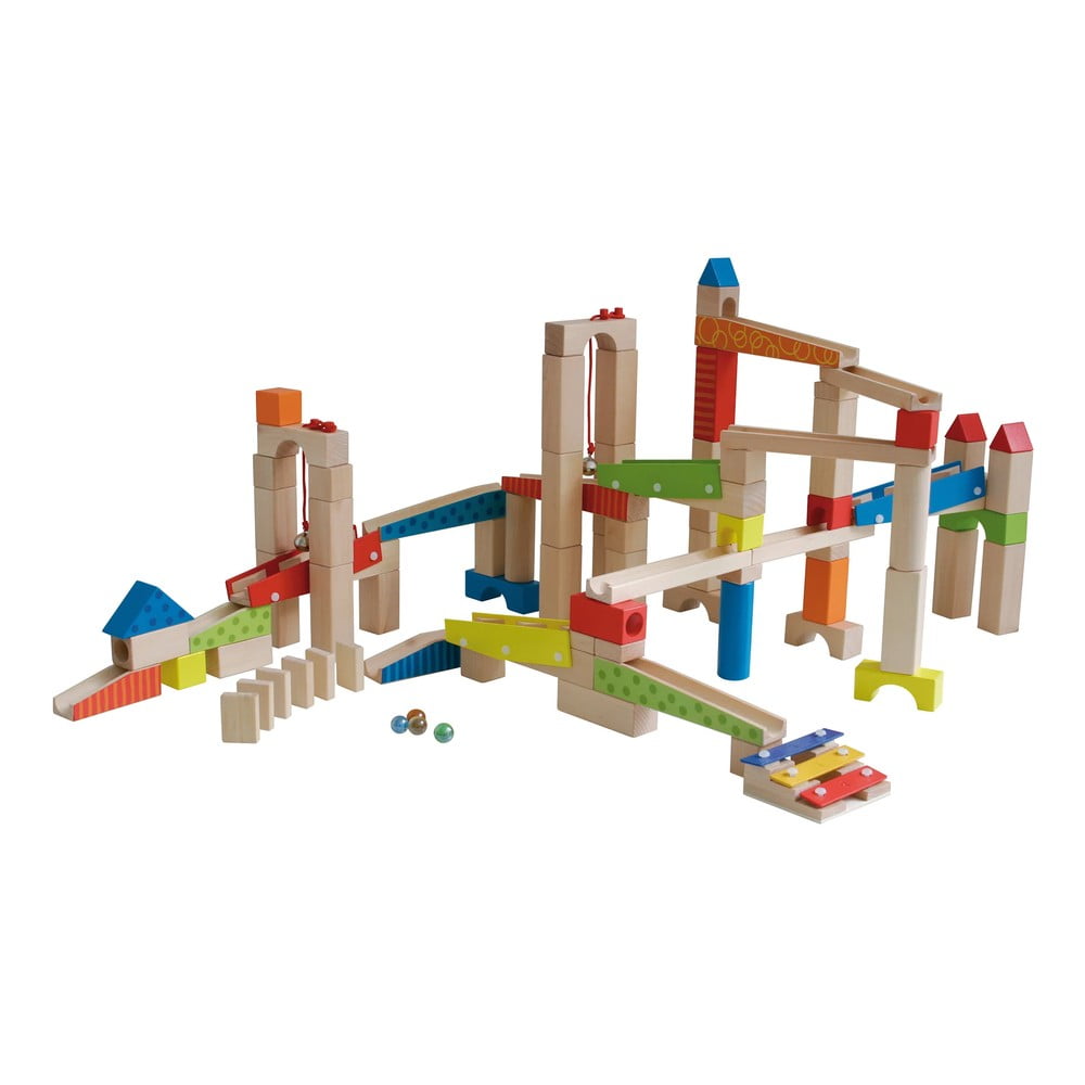 Pista per palline in legno Marble Run - Roba | Costruzioni