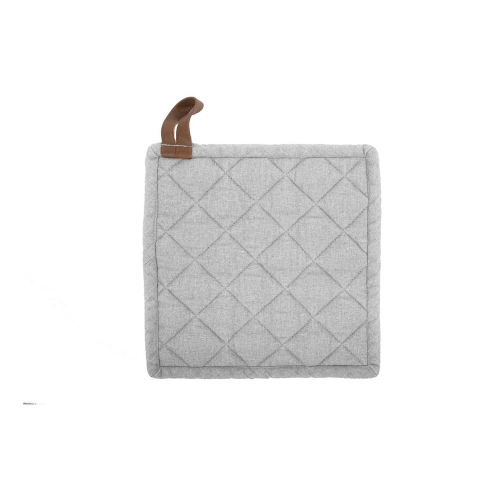 Set di 2 presine da cucina in cotone grigio , 20 x 20 cm - Tiseco Home Studio | Presine da forno