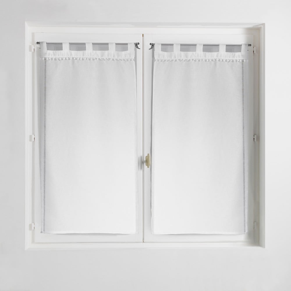 Set di 2 tende in voile bianco 60x90 cm Poupette - douceur d'intérieur | Tende sottili