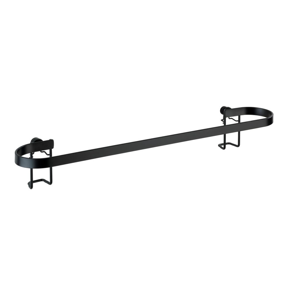 Porta asciugamani da parete nero Classic Plus - Wenko | Porta asciugamani