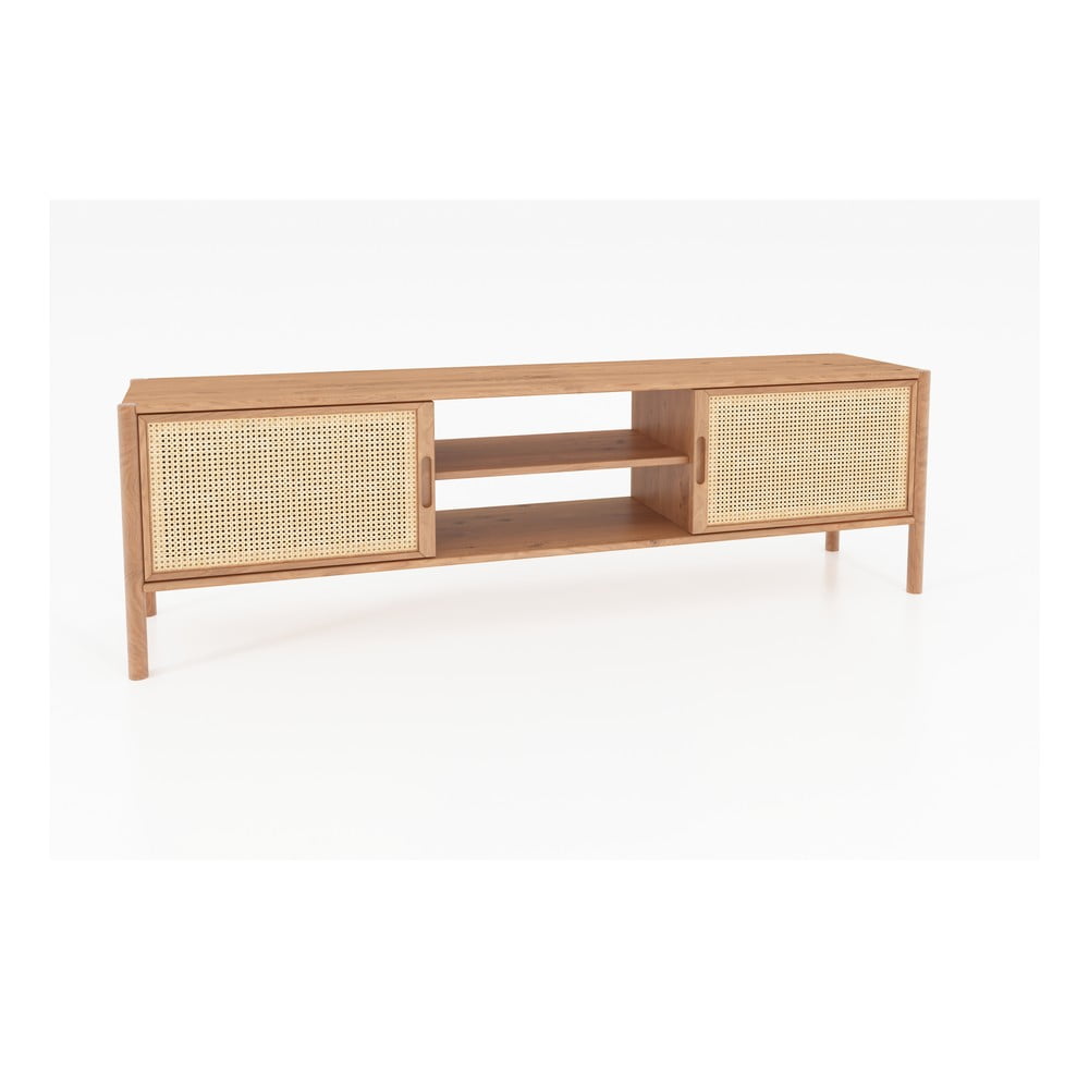 Tavolo TV in rovere 204x64 cm Pola - The Beds | Mobili TV
