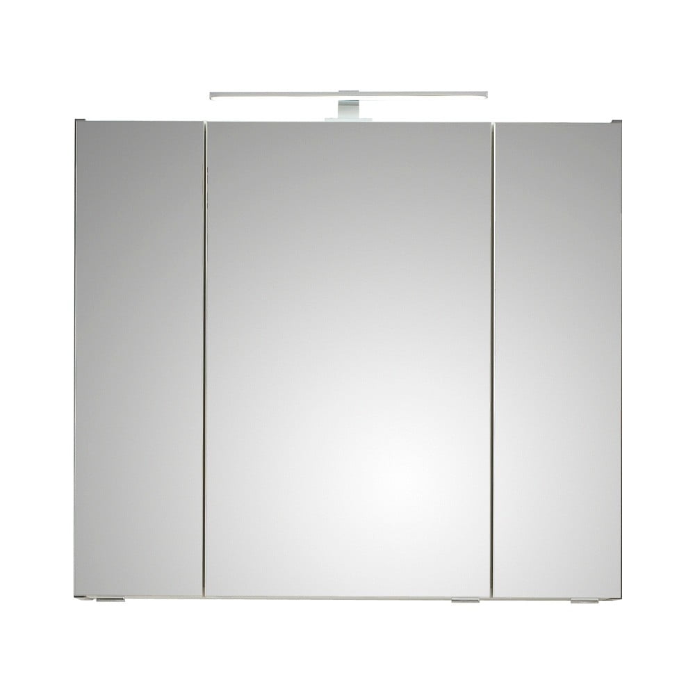 Mobile bagno sospeso grigio con specchio 80x70 cm Set 357 - Pelipal | Armadietti e mobili da bagno