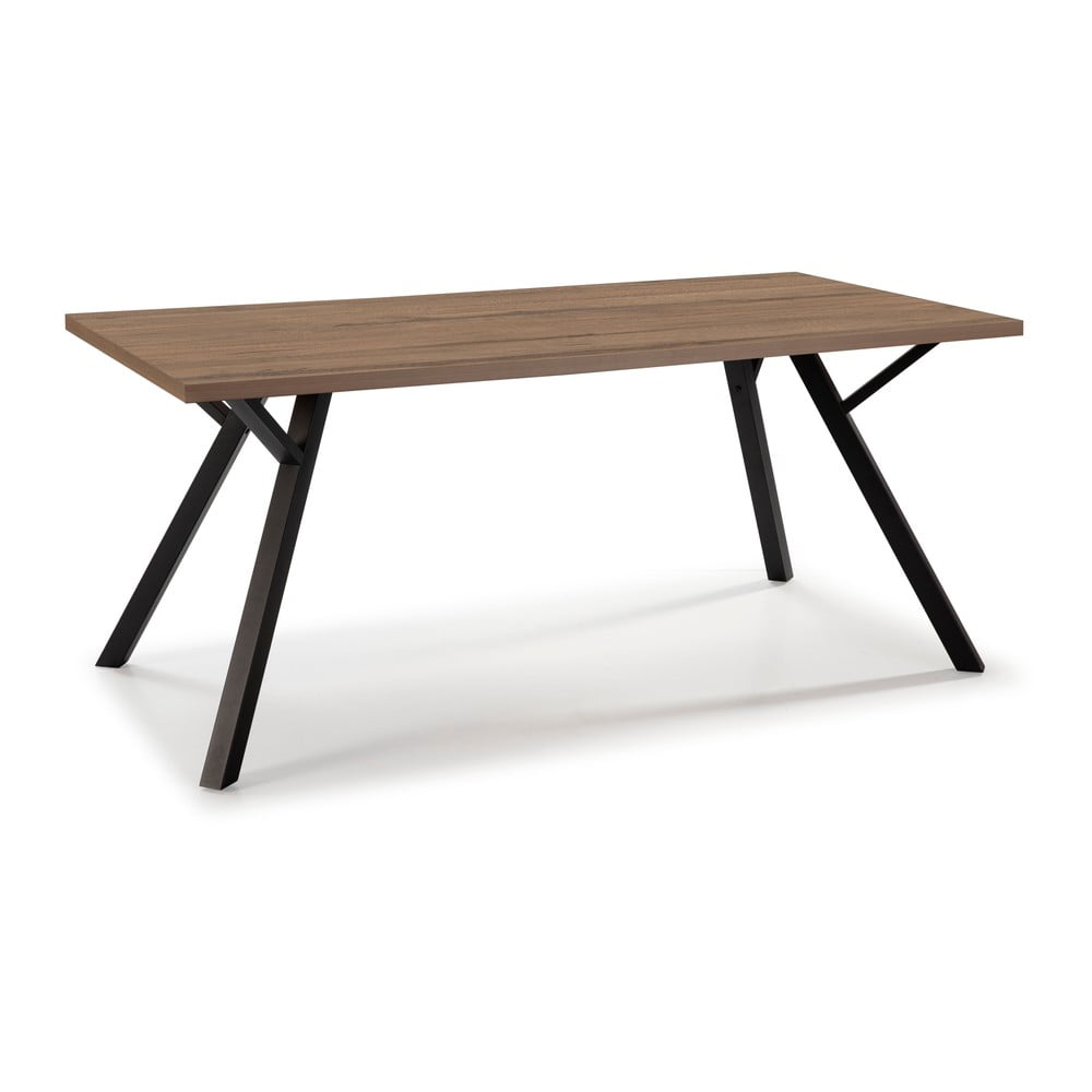 Tavolo da pranzo con piano in legno di noce 90x160 cm Paola - Marckeric | Tavoli da pranzo