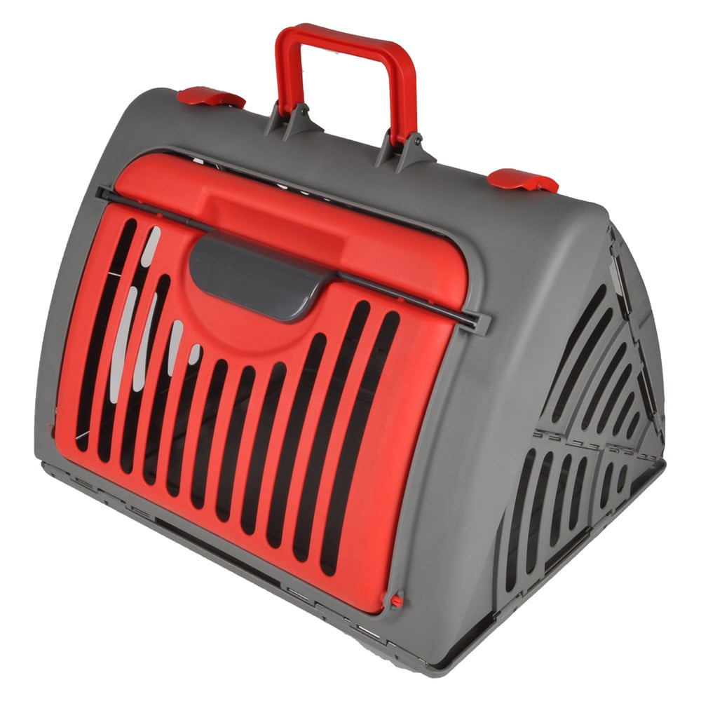 Trasportino grigio per animali domestici 35x46 cm – Love Story | Gabbiette e trasportini per animali