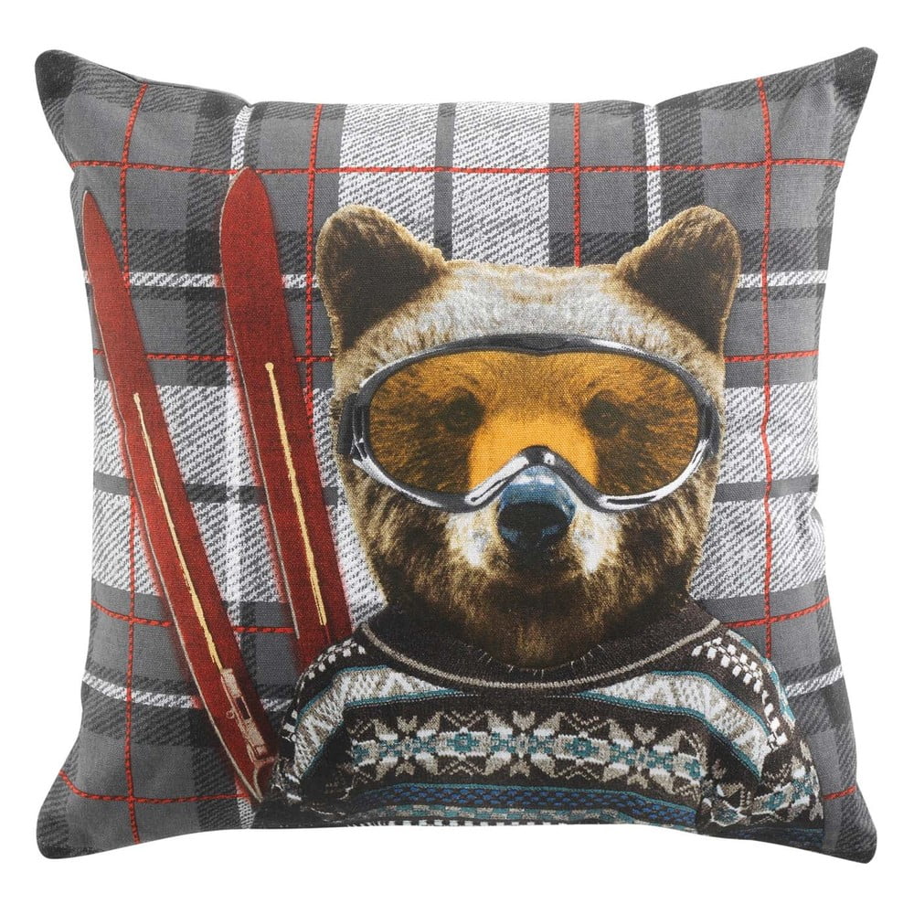 Cuscino decorativo 40x40 cm Oursnow - douceur d'intérieur | Cuscini decorativi