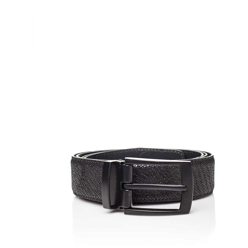Cintura da uomo in pelle nera Thor, lunghezza 90 cm - Ferruccio Laconi | Accessori moda