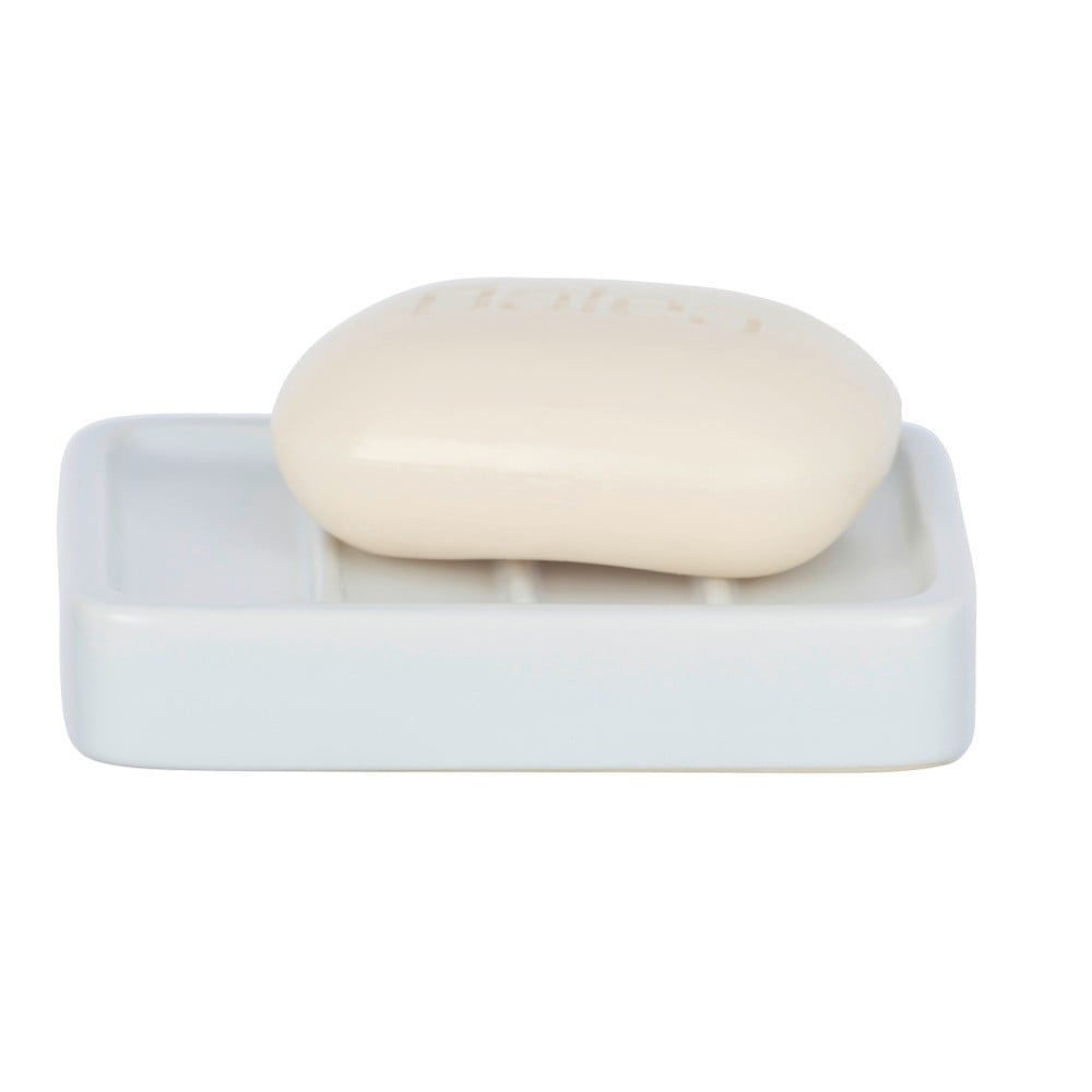 Portasapone in ceramica bianca opaca Hexa - Wenko | Portasapone